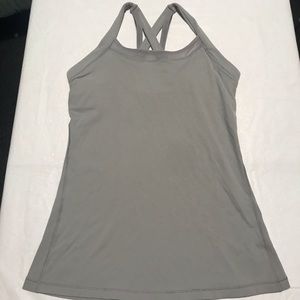 LuluLemon active tank top with built in bra